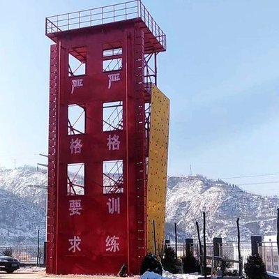 乾源塔業四層消防訓練塔 橫渡攀巖訓練鐵架 體能訓練塔架 全國可安裝